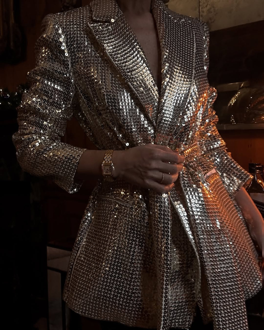 Gabrielle Gold Ceket