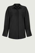 Coco Black Silk Shirt