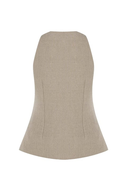 Olivia Linen Vest