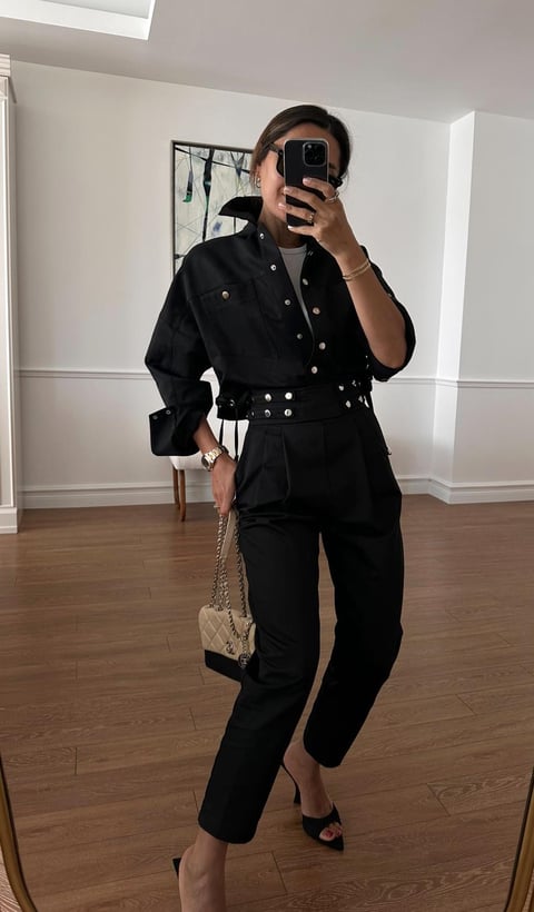 Poppy Black Jacket