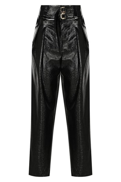 Via Patent Leather Trousers